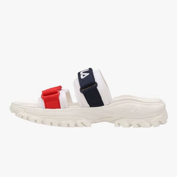 Fila Ray Tracer Men's Sandals - Red/Navy,NZ 983-97860